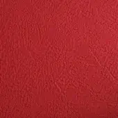 Red leather texture sample, Lacividina “46 Imperial” collection, displaying a dense grain pattern with subtle creases and a smooth, glossy finish.