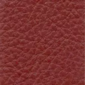 Reddish-brown leather texture displaying a repeating embossed diamond pattern with a slight gloss and varied depth, creating a tactile surface.
