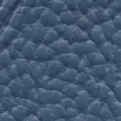Deep blue quilted leather texture with rounded nodules, matte finish, labeled “lacividina 44 lux1”, showcasing a plush, organic pattern.