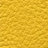 Golden-yellow leather texture with a dense, repeating pattern of raised bumps, exhibiting a granular, matte, and durable surface.