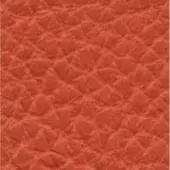 Terracotta leather texture with dense diamond quilting, featuring raised stitching and a smooth, subtly-sheened surface across a consistent pattern.
