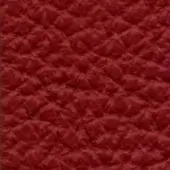 Quilted leather texture, deep red color, diamond pattern stitching; matte finish, napped surface, “44 lux1” from Lacividina leather collection.