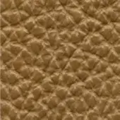 Quilted leather texture in golden-brown, featuring a repeating diamond pattern with raised stitching and a polished sheen.