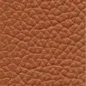Brown leather texture with a dense, embossed diamond pattern and granular surface, displaying warm tonal variations and a tactile finish.