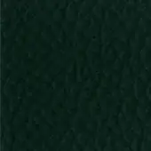 Green leather sample with a repeating diamond texture, matte finish, from the Lacividina Lux collection, suitable for upholstery.