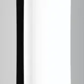 Abstract color block composition featuring black, light gray, and white planes in a vertical arrangement with a flat, diffused lighting scheme.
