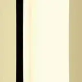Vertical panels with polished gold edges, a central black stripe, and off-white surfaces; minimalist linear composition with text overlay.