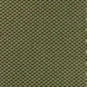 Olive green woven fabric displaying a dense, uniform knot texture with subtle heathering and a smooth, compact synthetic surface.