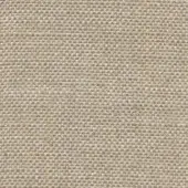 Woven fabric sample, grey-sand tone, speckled with golden-yellow threads, dense grid pattern, matte finish, MDF Italia Todi collection, r846 col.