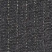 Dark grey and beige striped fabric sample with a dense, matte weave texture, identified as MDF Italia Frank fabric R355 col. 419.020.
