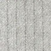Woven fabric sample, light and medium grey tones, vertical stripes, textured nubby weave, studio shot, frank collection r352 col. 419.003.