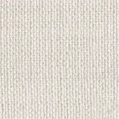 Taiga fabric R599, creamy off-white, dense woven texture with irregular nubby surface and matte finish, grid pattern.