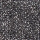 Dune fabric sample, dark and light grey woven textile, irregular mottled texture with visible yarn variations, MDF Italia collection.