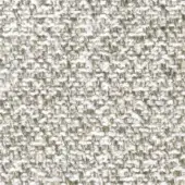 Dune fabric sample, white light grey r364, showcases a dense, heathered weave with horizontal and vertical threads and a nubby texture.