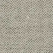 Beige and black chevron fabric sample with dense weave, displaying a repeating geometric pattern; MDF Italia Monaco fabric R319 col. 443.040.