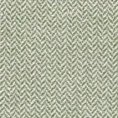 Monaco fabric sample, white light green woven chevron, dense texture, muted heathered effect, studio lighting, neutral background.