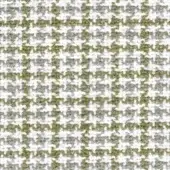 Woven fabric swatch with irregular white and light grey pattern in horizontal bands, displaying a dense, textured, slightly pixelated composition.