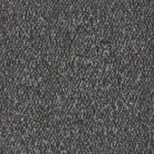 MDF Italia fabric sample, medium grey woven texture R546 col.140, dense granular loops create a raised, felt-like surface topography.