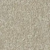 MDF Italia paradise fabric sample in sand color features a dense, nubbed texture with a subtle horizontal ribbed pattern and matte finish.