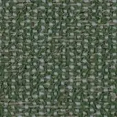 Woven fabric sample, olive green and gray, dense grid pattern with visible knots; MDF Italia delta r698 col.80 collection.