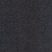 Dark grey-brown fabric sample with mottled, granular texture; woven appearance, matte finish, “parigi” from MDF Italia collection, color R431 col. 003.