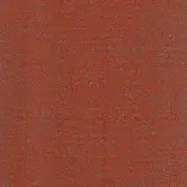 Orange textile sample with small dark blue dots, exhibiting a dense, uniformly speckled pattern and a tight matte weave.