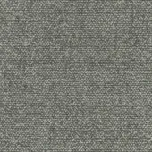 MDF Italia fabric sample, muted gray-green, dense granular texture with irregular elements and a matte finish, studio lighting.