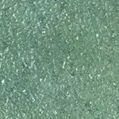 Glass texture, verdant green with white speckles, dense granular composition; Masiero Dimore 2023 collection, matte finish.