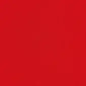 Red cotton fabric sample with granular texture, displaying a consistent saturated tone and matte finish against a matching background.