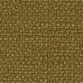 Olive green woven fabric sample with a dense, nubby texture and grid-like pattern of small squares, displaying tonal variations.