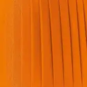 Pleated fabric swatch, solid orange, vertical ribbed texture; modo luce collection, matte finish, woven material, consistent color depth.