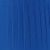 Pleated fabric swatch in electric blue, featuring consistent vertical pleats and a smooth matte finish, against a matching blue background.