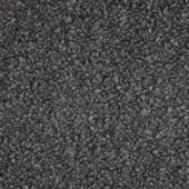 Dark gray bouclage fabric texture with looped pile, heathered tone, and nubby surface; soft, plush appearance with diffused lighting.