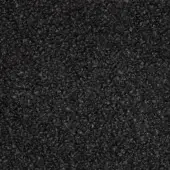 Charcoal gray bouclage fabric texture with a dense looped pile, matte finish, and subtle tonal variations; Porada fabric sample 98 21.
