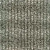 Sage green woven fabric with grid texture, featuring beige threads and a nubby, durable construction of varied yarn thickness.