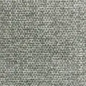 Porada Tammy fabric sample, gray-green woven textile, dense irregular weave with heathered off-white threads and matte finish.