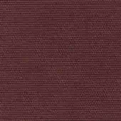 Burgundy ribbed fabric sample with a matte woven texture, displaying vertical ridges and a faded “armam” inscription, Porada collection (c) L1569.