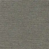 Woven gray fabric texture with horizontal ribbing, dense matte finish, and subtle tonal variations creating a structured, dimensional appearance.