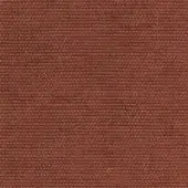 Terracotta woven fabric texture with a linear pattern, displaying vertical fibers and subtle tonal variations, matte finish.