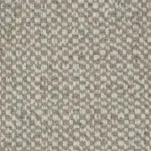 Ikat L1575 fabric sample, beige and taupe woven texture, irregular geometric pattern, matte finish, Porada fabrics collection.