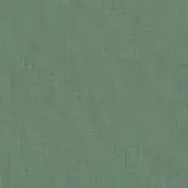 Linen fabric sample, grayish-green tone, tight linear weave with matte finish; Porada textile labeled “lint 150” with natural texture.