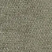 Porada fabric sample, Moran 103, nubby grayish-green texture with repeating circular pattern, matte finish, tightly woven structure.