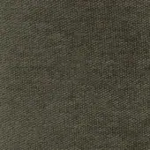 Porada fabric sample, Moran 106, muted olive green, dense nubby texture, short pile weave, heathered tonal variations, studio lighting.