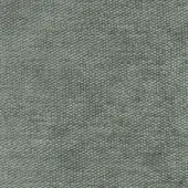 Porada fabric sample, cool gray textured weave, dense repeating circular node pattern, heathered tonal variations, studio lighting.