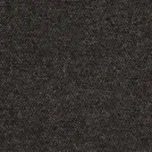 Charcoal gray herringbone serge fabric (c) 089 by Porada, featuring a dense weave with beige and cream flecks and a matte finish.