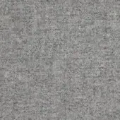 Medium gray serge fabric texture, dense weave with granular appearance, matte finish, Porada collection sample labeled “155”.