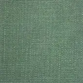 Sage green woven fabric texture with a dense grid pattern, matte finish, and subtle granular quality; Porada Silesia 150 label visible.