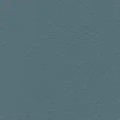 Blue-gray leather texture sample with a mottled, embossed grain and matte finish from the Porada leather collection.