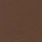Brown leather texture sample with fine grain, matte finish, and diagonal crease, labeled “porada > leathers > leather (plus) > 48”.