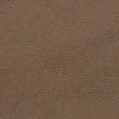 Leather texture sample, medium brown, repeating rounded bumps, dense fine grain, smooth lightly finished surface, consistent color tone.